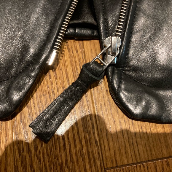 NEW Mackage black leather jacket, size XS - Picture 12 of 16